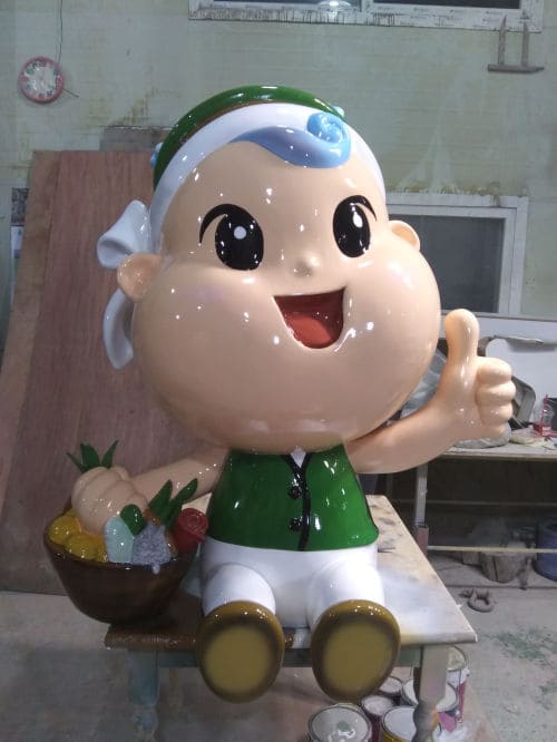 캐릭터 조형물 작품